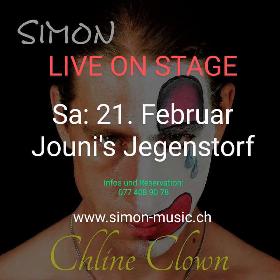 21. Februar: SIMON live on stage